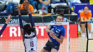 ALL quotMEGA RALLYquot of the match Conegliano  Milano in Courmayeur Cup  Lega Volley Femminile 202425 [upl. by Albric]