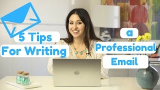 How to Write a Professional Email  The Intern Queen [upl. by Eido]