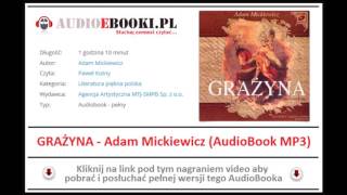 GRAŻYNA  AUDIOBOOK MP3  Adam Mickiewicz Lektury Szkolne MP3  posłuchaj i pobierz [upl. by Aelyk]