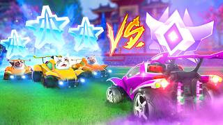 3 PLATIN SPIELER vs CHAMPION 😳  Rocket League [upl. by Sherburne362]