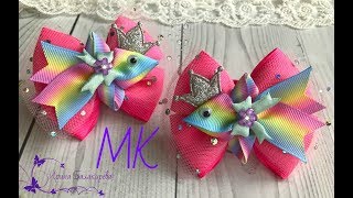 Бантики  quotРыбкиquotиз лент МКIrina BalakirevaDIYBowsfish from tapesLaços de peixe com fita [upl. by Mickelson79]