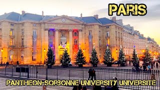 PantheonSorbonne Paris 1 Public University in Paris France Latin Quarter [upl. by Bertle]