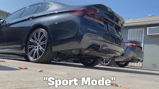 2018 BMW 540i Stock Exhaust Sounds [upl. by Naihr126]