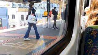 Flinders st train to Glenferrie and walk through station Australia [upl. by Nikkie]