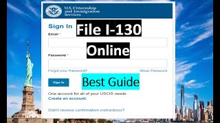 How to Fill out I130 Form Online  I130 Petition for Alien Relative Online [upl. by Ylehsa]