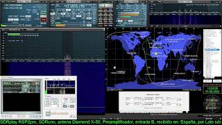 Satelite Orbicraftzorky 437850 MHz SSTV recibido en España el 07052023 [upl. by Arbe]