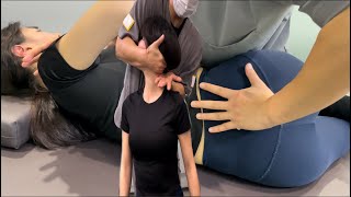 뼈소리ASMR모델 예림 무편집 Full영상Chiropractic Full Body CrackingampAdjustment ASMRJK메디컬교정센터 [upl. by Aimahs]