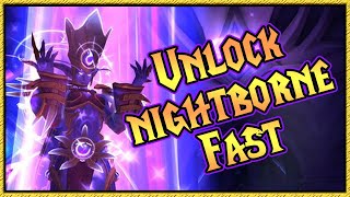 How to unlock Nightborne Fast  Unlock allied races guide  Updated [upl. by Kassab]