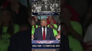 Trumps teleprompter stops working 😱 DonaldTrump Maga Teleprompter [upl. by Accisej603]