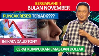 Resesi akan terjadi lagi  Ps Daud Tony [upl. by Oyr]