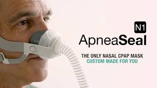 Apnea Seal N1 NASAL Custom 3D CPAP MASK [upl. by Haymes]