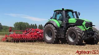 DeutzFahr 9340 TTV  Maschio UFO  DeutzFahr Tour 2017  agriteam323 [upl. by Aniretake69]