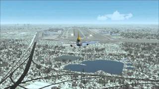 Landing Fail DC10 Traffic Runway [upl. by Brinna]