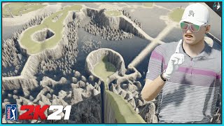 THIS COURSE BROKE ME  Fantasy Course Of The Week 43  PGA TOUR 2K21 Gameplay [upl. by Harutek880]