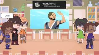 Avatar The Last Airbender High School AU reacts to the Originals  Gacha Club ATLA Reaction [upl. by Kinimod474]