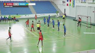 Rwanda vs Guinea  Round Robin  2024 Mens IHF Trophy Africa Junior [upl. by Shyamal]