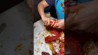 Freshest Lobster Claw very tender Angry Crab Shack HendersonLas Vegas eatandoutlasvegas [upl. by Waldack]