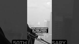 Twin Towers tightrope walk Highwire artist Philippe Petit reflects on historic feat [upl. by Amzaj]