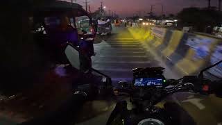 Night Bike Ride in coxs Bazar Main Road  Link road area [upl. by Nnainot]