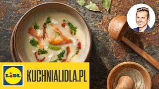 🍲 Zupa z porów z wędzonym łososiem  Karol Okrasa  Przepisy Kuchni Lidla [upl. by Brunk]