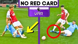 Mateo Kovacic avoids a redcard for challange on Declan Rice in Arsenal vs Manchester City [upl. by Ailehc]