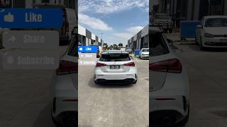 MERCEDES AMG A35 custom resonator delete  muffler delete 🔥🔥🔥 [upl. by Colb]