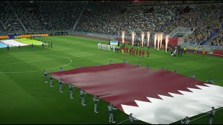 Qatar vs Uzbekistan  World Cup 2026 Qualifier  eFootball 2025 Gameplay [upl. by Elleryt]