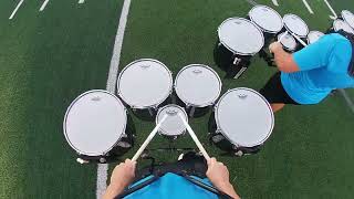 Pearland HS Marching Band 2023 “Illuminate” Quad Headcam [upl. by Koren]