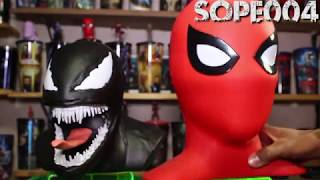 Comparando Palomeras  Cabeza Spider Man  Venom  Cinemex [upl. by Ecirtaeb96]