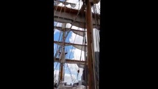 Maureen Mulheron  Tour of GUAYAS Tall Ship 2016 [upl. by Borszcz370]