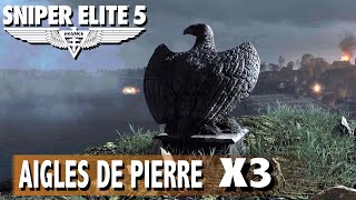 FESTUNG GUERNESEY MISSION 5  OÙ TROUVER TOUS LES AIGLES DE PIERRE X3  SNIPER ELITE 5 [upl. by Westbrook230]