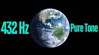 EARTHs Frequency for Healing and Balance  432 Hz Pure Tone  1111 Minutes [upl. by Yllor]