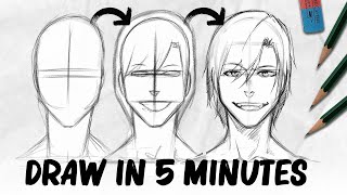 How to draw a face  My Method  DrawlikeaSir [upl. by Manuela]