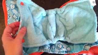 Close New Gen V2 PopIn Modern Cloth Nappy Demonstration [upl. by Garvy]