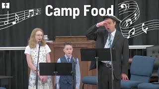 Camp Food  PJ Pirate Jase and Aubree Wilson [upl. by Gnuhc286]