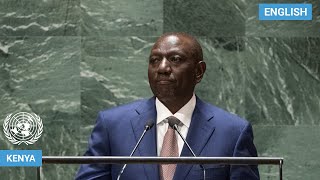 🇰🇪 Kenya  President Addresses United Nations General Debate 78th Session  UNGA [upl. by Georgiana217]