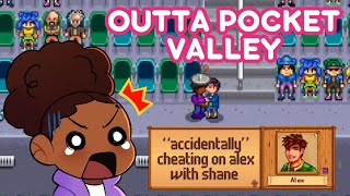 Outta Pocket Valley  Accidentally cheating on Alex with Shane in Stardew [upl. by Itnaihc]