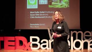 Be aware of our inferences Bedriye Hulya at TEDxBarcelonaWomen [upl. by Nemzzaj]