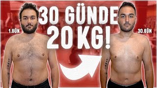 30 GÜNDE 20 KİLO VERDİM [upl. by Avon815]