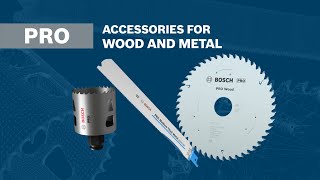 Bosch Professional Accessories for Wood amp Metal  Bosch PRO [upl. by Oretna620]