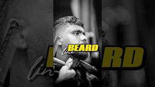 BEARD LINE  barber tutorial  TRIMMER barber fademaster haircut beard [upl. by Loesceke327]