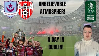 DROGHEDA STUN DERRY FAI CUP FINAL VLOG [upl. by Valina]