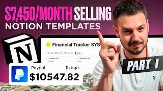 Create and Sell Notion Templates How I Made 7450Month [upl. by Rialb746]