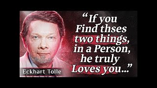 Eckhart Tolle  Quotes to Calm the Voice Inside and Feel Peaceful  Aphorisms Wise Thoughts [upl. by Neenej92]