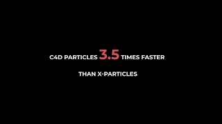 New C4D particles 35 times faster than xparticles [upl. by Karr]