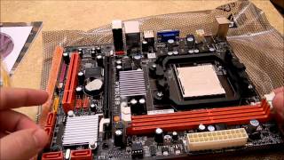 Biostar A780L3B 760G AM3 Motherboard Unboxing and First Look  CokedUpCanary [upl. by Airednaxela]