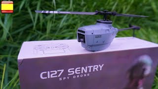 Drone Helicóptero SENTRY C127EACHINE E110 Test de video y foto [upl. by Xuagram]