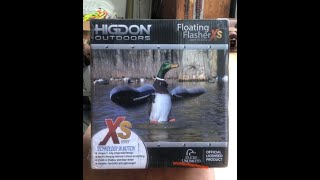 Higdon Floating Flasher XS Mallard Drake Motion Decoy [upl. by England]