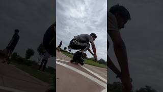 Stunt fail 🥹🥹mf900 skater inlineskating fastrack skating [upl. by Nileuqay11]