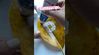 Letter p youtube diy easypaniting drawing art paniting artandcraft letter youtubeshorts [upl. by Ayamahs]